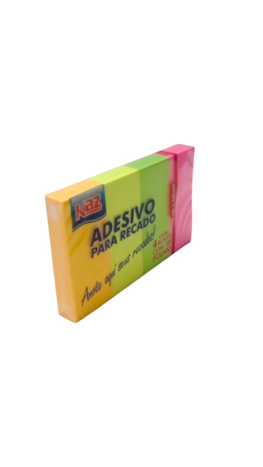 BLOCO ADESIVO PARA RECADO 20X50M KAZ